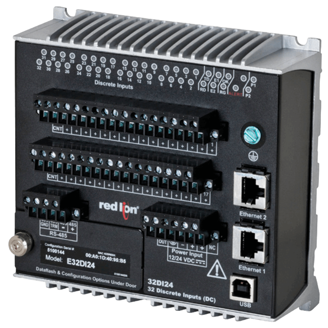 Red Lion Rugged High-Density Module, E3 I/O